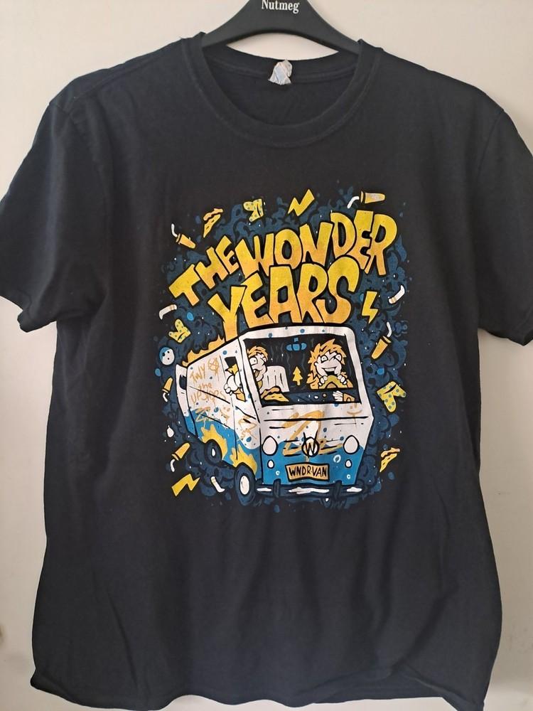 VIntage The Wonder Years Band Black Shirt Unisex Concert S to 5XL DO614 Unisex T-Shirt L