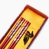 wood chopsticks 2 pairs with holders Chinese characteristics China Affairs presents best gift chopsticks souvenir