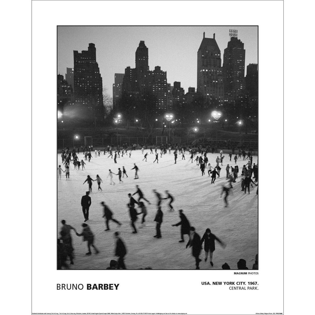 MAGNUM Bruno Barbey - USA New York City Central Park 1967 Druck