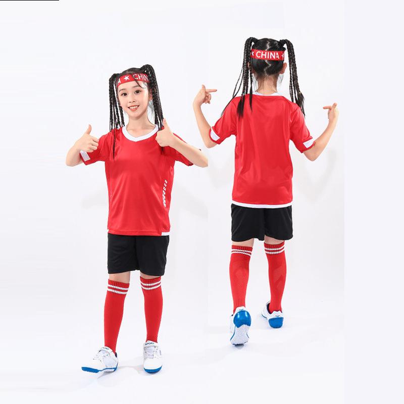 

Children S Football Suit Set, Children S Clothing Printing Training Suit Group Buying Competition Primary And Secondary School Students Children 18