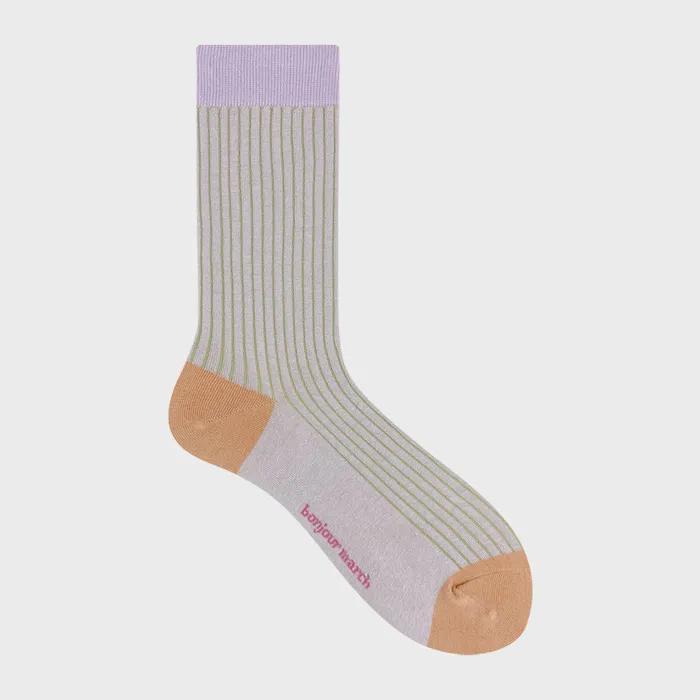 Triple rib socks_lavender