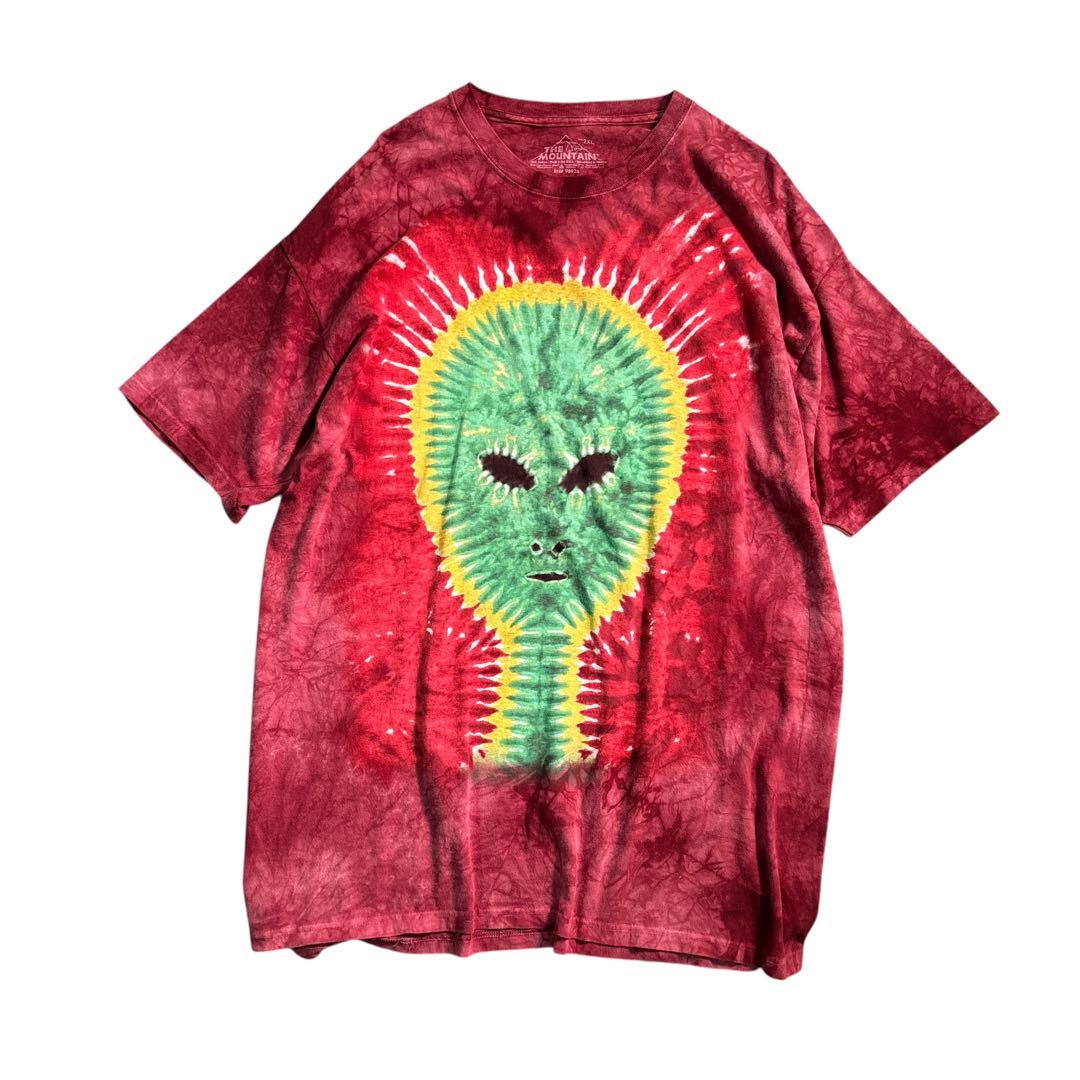 

[Б/У] 7TSM2THE MOUNTAIN USA футболка тай-дай, б/у