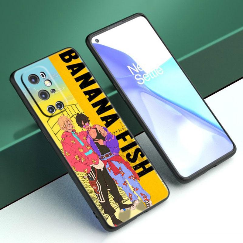 Husa de telefon din silicon Banana Fish Anime pentru OnePlus 10T 10R 9RT 8T 7T Pro Nord 2 N10 N100 N200 CE2 Lite 2T ACE 5G Husa neagra