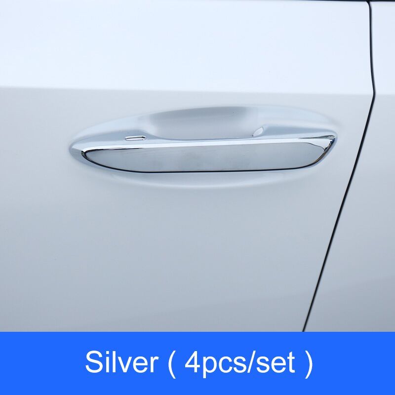 Car Door Handle Cover For Lexus UX UX200 UX250h 2018     Carbon Fiber Chrome Trim Sticker Styling Accessories
