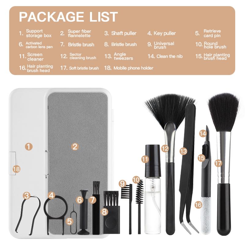Kit Nettoyage 32 En 1 Pour Clavier PC, Téléphone, Écouteurs Et Appareils Électroniques