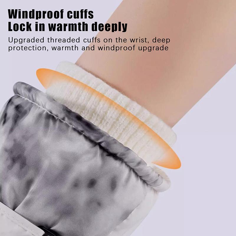 Winter Cycling Gloves Non Slip Touch Ski Gloves Snowboard Accessories Waterproof Pocket Warm Men'S And Women'S Gloves