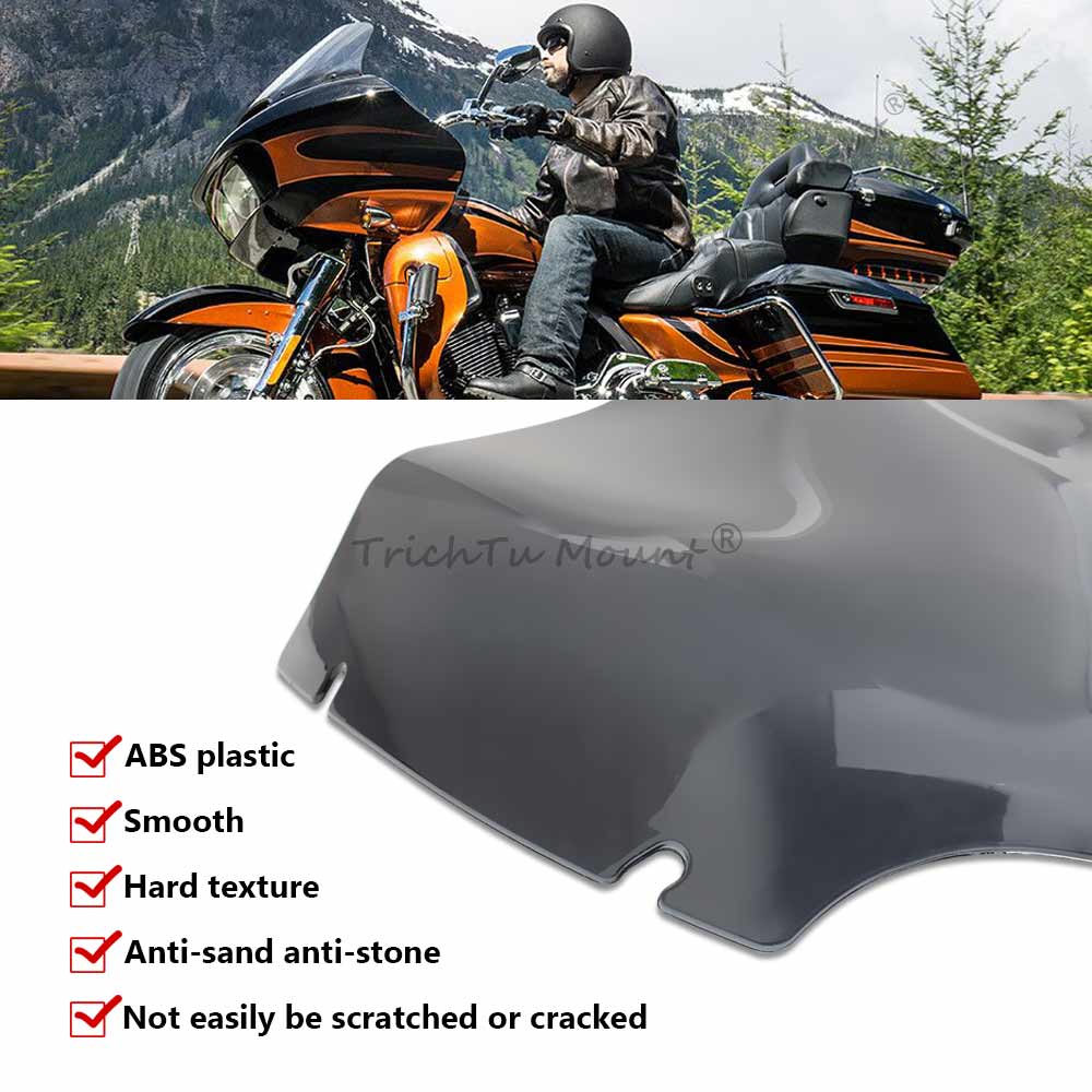 13" Motorcycle Accessories Smoke/Clear  Front Fairing Windscreens Wind Deflectors For Harley Road Glide 3 FLTRT 2023 2024 2025