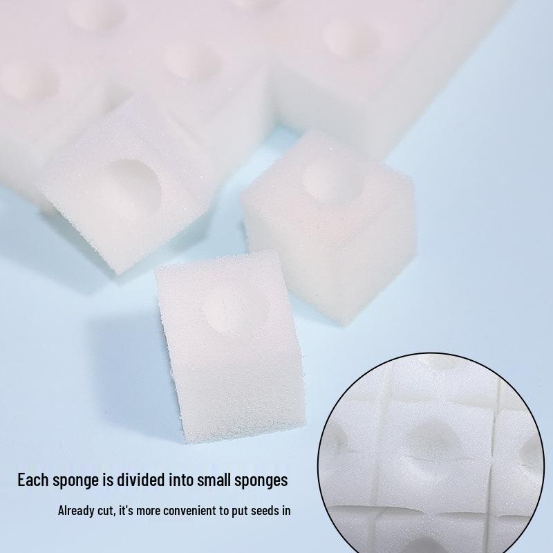 Hydroponic I-Shaped Polyurethane Sponge for Soilless Cotton Seedlings and Vegetables.