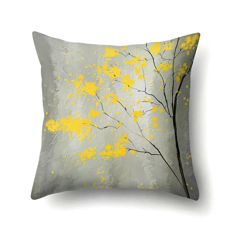 

Полиэстеровая наволочка с принтом, декоративная, подсолнух, весна и осень, домашняя наволочка, чехол для подушки-сиденья в машину, прикроватная наволочка No pillow core