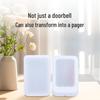 Wireless Flash Doorbell for Deaf & Elderly: Sound, Light, Mute Options, Strong Alert for Service Reminder