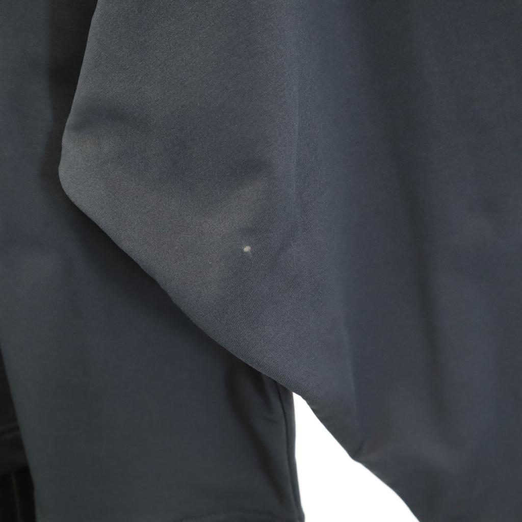 n'Or Striped Pattern Switching Long Sleeve Stand Collar Shirt LL Women Used