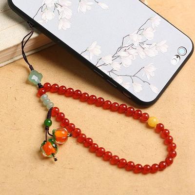 Roztomilé Kawaii přívěsky na telefon Šňůrka Lanyard Šťastný přívěsek na mobil Řetízek na klíče Tašky Příslušenství pro iPhone