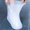 Reusable Waterproof Shoe Covers Non Slip Rain Shoe Covers Zippered Shoe Protectors with Drawstring for Men Women Outdoor