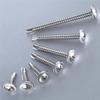 100pcs 410 Stainless Steel Truss Head Self-Tapping Screws – 8 Sizes M4.2x13-50mm, High Strength, Corrosion Resistant For Metal & Wood