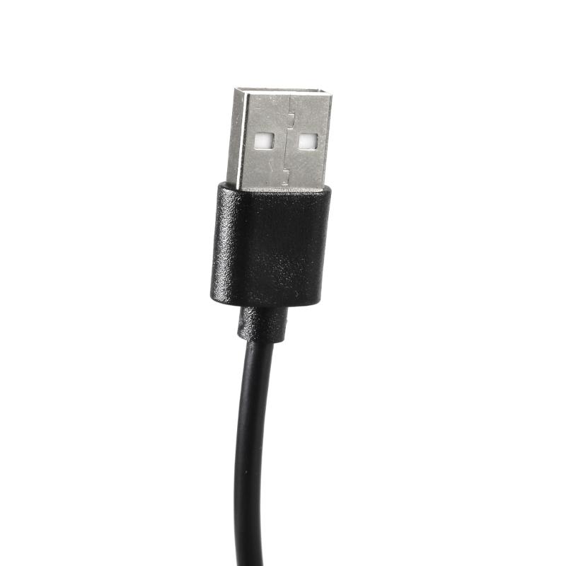 Portable USB to Type C Charging Cable with Power Switching Button Male to Male Connectors Wire Support 5V3A Charging