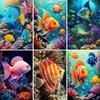 New Fish Under The Sea Landscape Diamond Painting Embroidery Cross Stitch Mosaic Tropical Fish DIY Full Drill Diamond Art
