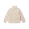 MLB Velvet Jackets Unisex Beige Baseball Collar Thickened 31JPF3061-43B