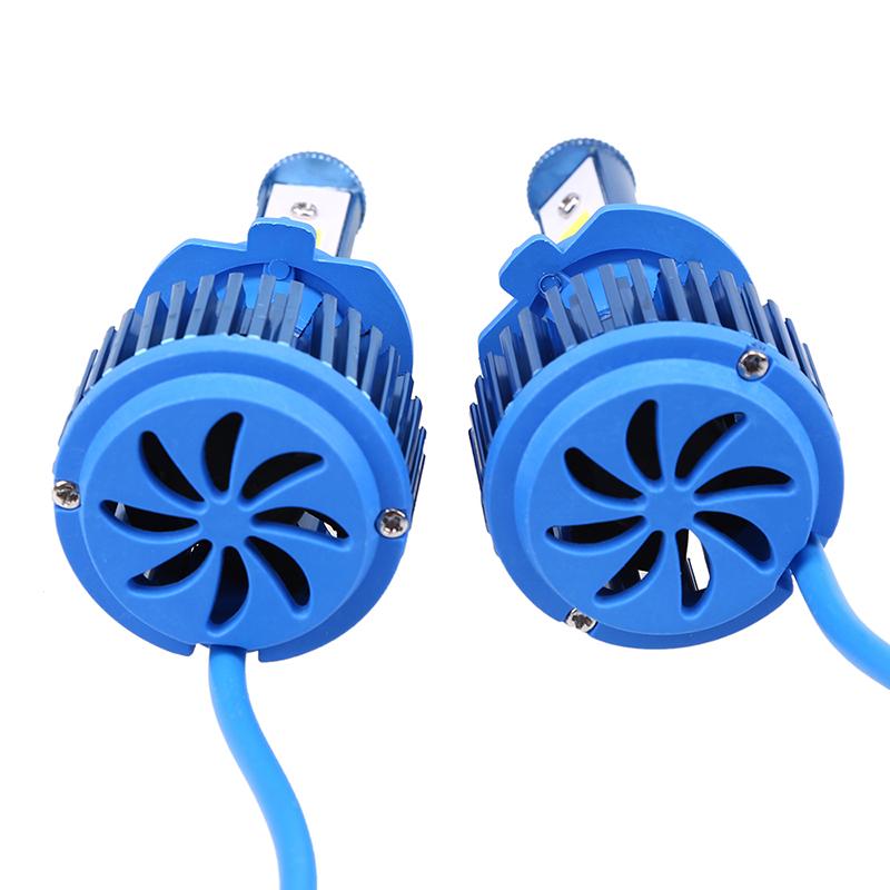 Car LED Headlight Bulb 9006 HB4 H1 H4 Hi-Lo H11 H7 H3 6000K White Beam 40W 12V 24V Universal Fog Lamp Car Accessories