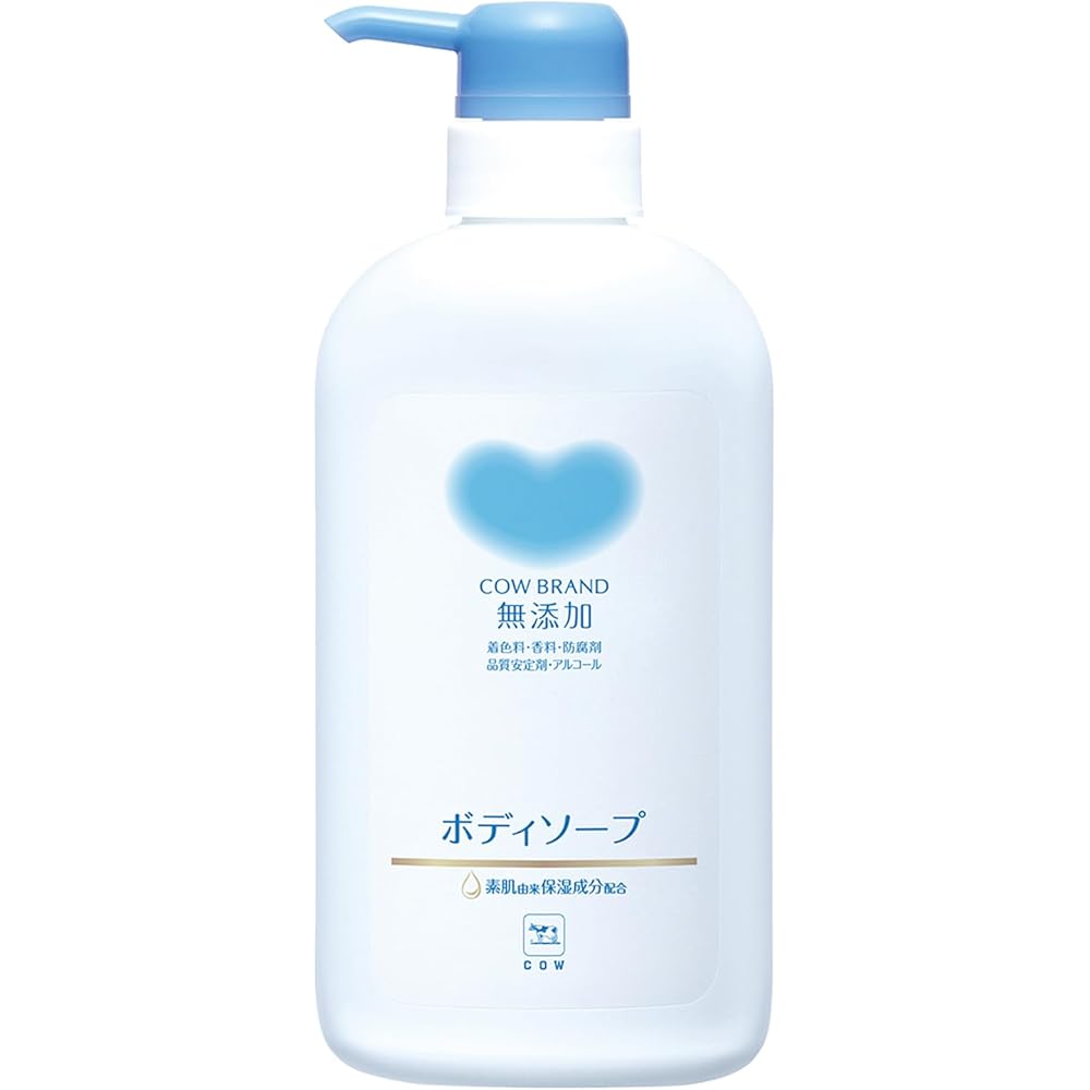 Cow Brand Additive-Free Body Soap with Pump 500ml