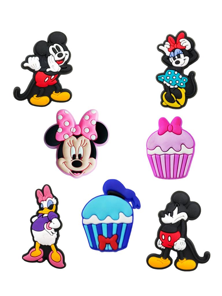 Джибитсы Микки Маус Mickey Mouse Дисней Jibbitz 7 шт аксессуары крокс украшение