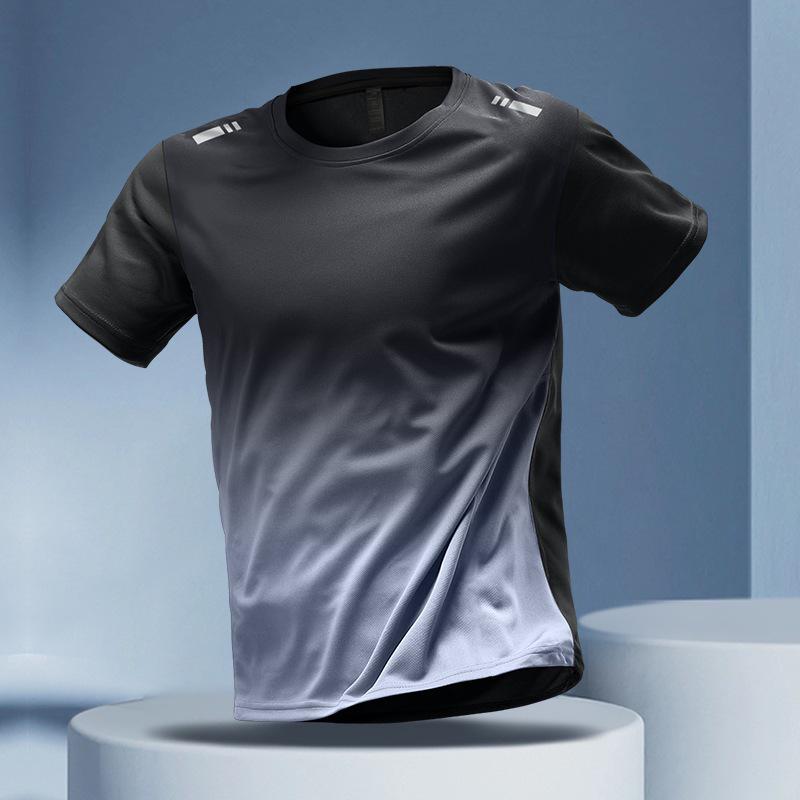 Men's Quick-Dry Long-Sleeve Sports Shirt - Breathable, Loose Fit for Fitness, Running, Badminton