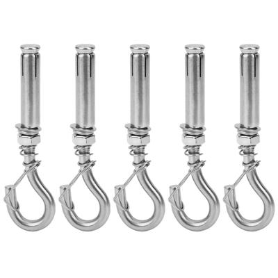 5 Pezzi Tassello Espansione Gancio Vite Tazza Aperta Acciaio Inossidabile 304 Forniture Industriali M8