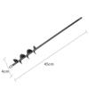 Hand Tools Garden Auger Kit Carbon Steel Flower Planting Soil Drill Bits Auger Drill Bit  Outdoors