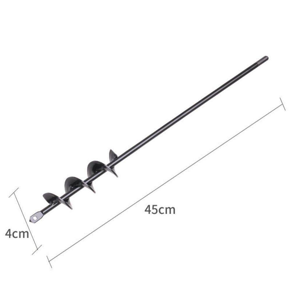 Hand Tools Garden Auger Kit Carbon Steel Flower Planting Soil Drill Bits Auger Drill Bit  Outdoors