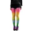 Multicolor Patterned Footed Tights for Women Printed Pantyhose Stockings for Dress Skirt Layering In Spring Fall Office and Daily Wear