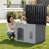 Rainproof Warm Cat Villa: Breathable Semi-Closed Indoor/Outdoor Pet Nest Cat House