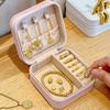 Gold Jewelry Storage Box - Anti-tarnish Earring Jewelry Box - Ring & Necklace Box - Mini Jewelry Organizer