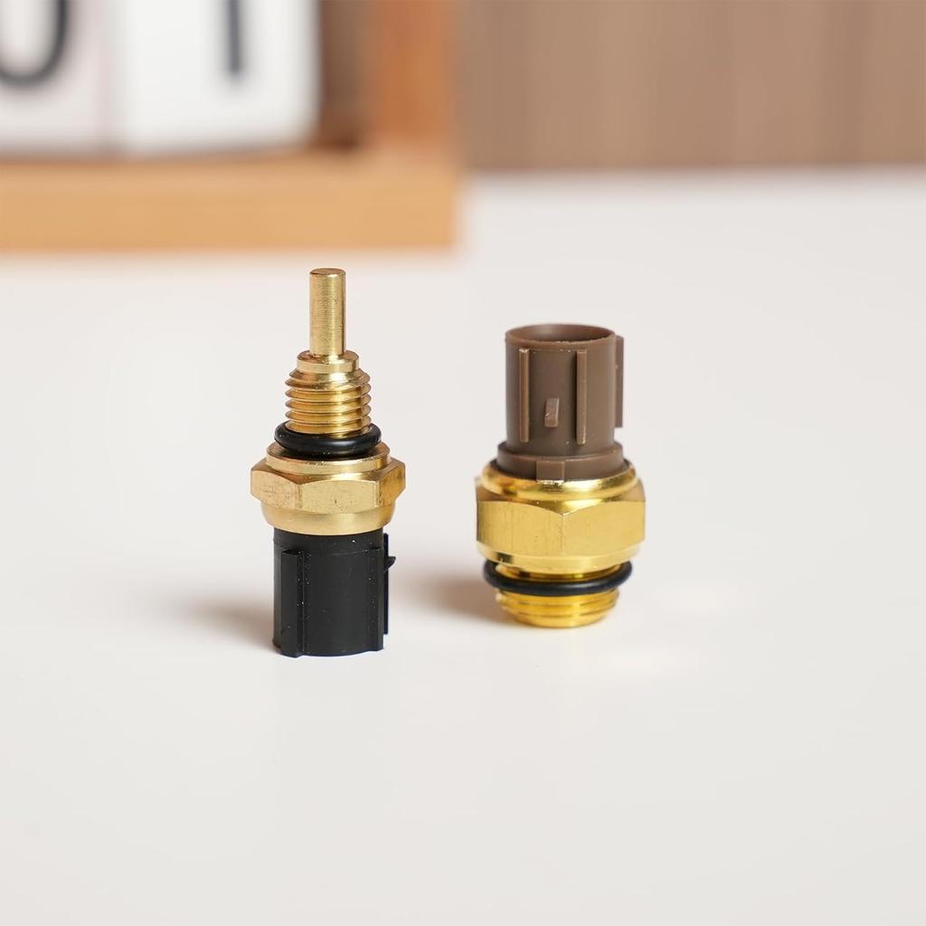 Rldym Engine Coolant Temperature Sensor Temp Sender Kit 37870-PJ7-003 37760-P00-003 for Honda Accord 1992-2002, Honda Civic 1992-2005