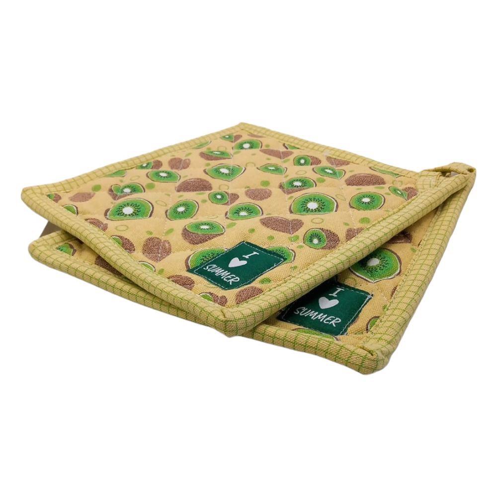 Pot Holder Pad 20X20 2 Pcs Kiwi