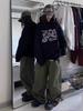 Women's American-Style Thickened Hoodie, Autumn/Winter 2024, Plus Velvet Heavyweight, Loose Fit, Lazy Style Outerwear