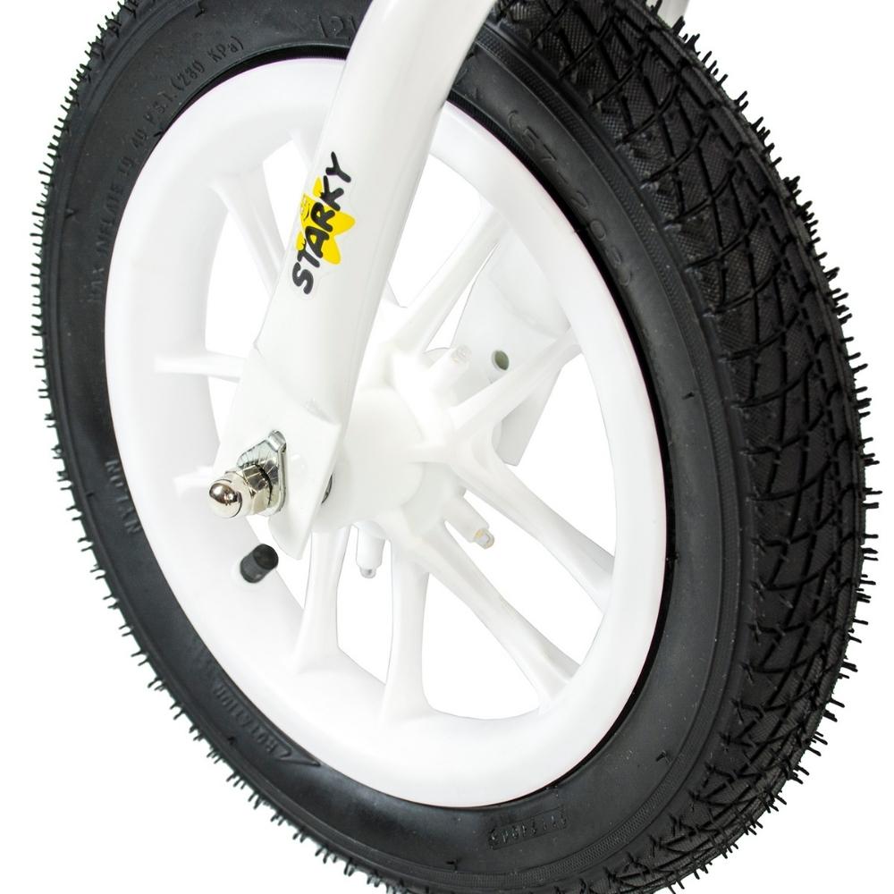 Lila Laufrad mit 12 Zoll Rädern und LED-Leuchten, Stahlrahmen für Mädchen