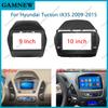 Car Radio Fascia For Hyundai Tucson IX35 2009-2015 10.1 / 9 Inch Frame Android 2Din MP5 Player Stereo Panel