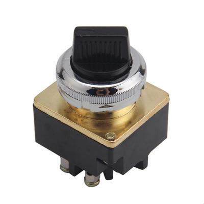 30mm Wahlschalter HKA2-3 DPST 1S+1Ö 3P Rastend Drehschalter 380V 6A 220V 8A 127V 10A