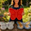 Ornamenti da Giardino Fatti a Mano Stampo in Silicone per Pietra da Calpestio, Stampini per Pavimentazione Girasole/Farfalla/Ape/Zucca/Fiocco di Neve/Fungo/Fatina, Riutilizzabili in Calcestruzzo