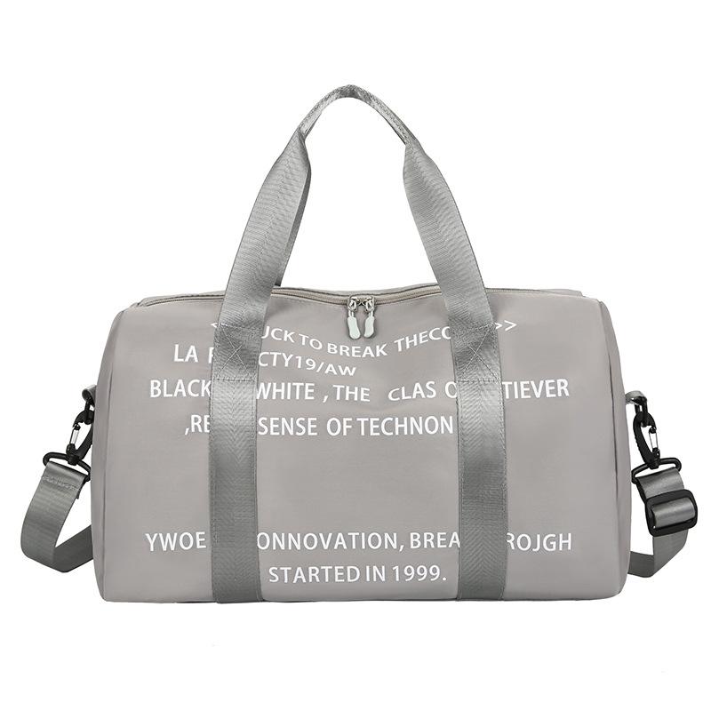 Casual portable short-distance travel bag New large-capacity sports fitness bag Oblique span luggage bag Yoga bag storage bag