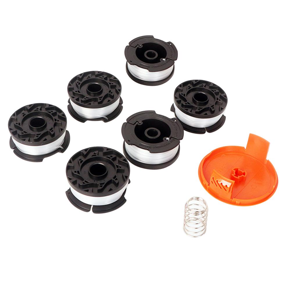 

Сменная крышка катушки триммера для травы Black Decker Line String Spring Trimmer Weed Eater Resets 30 футов 0,065”AF-100-3ZP
