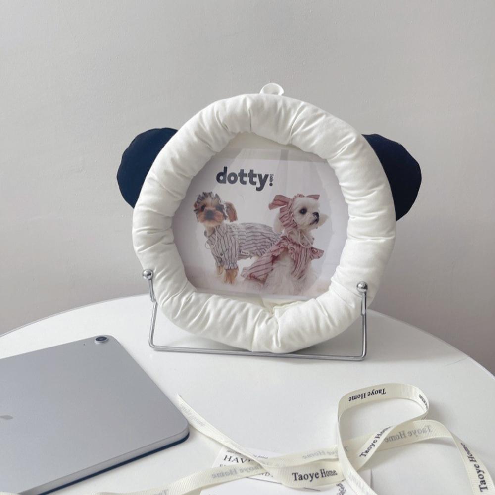 

Desktop Decoration Photo Frame with Rack INS Style Pet Memorial Photo Frame Children s Room Wall Decoration Party Modeling Bear белый