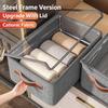 Dustproof Moisture-proof Foldable Storage Basket, Non-woven Fabric Wardrobe Organizer for Clothes