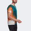 adidas T Shirt Men's White/Black/Han Jade White Water Duck Green H67123