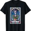 The Plant Lady Tarot Card Funny Skeleton Mom Flowers Skull T-Shirt
