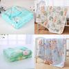 Quilt Printing Flower Cotton Summer Bedding With Breathable Fabric For Bedroom
