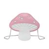 Cute Mushroom Design Soft Pu Round Bag With Chain Strap For Street Style Fashion