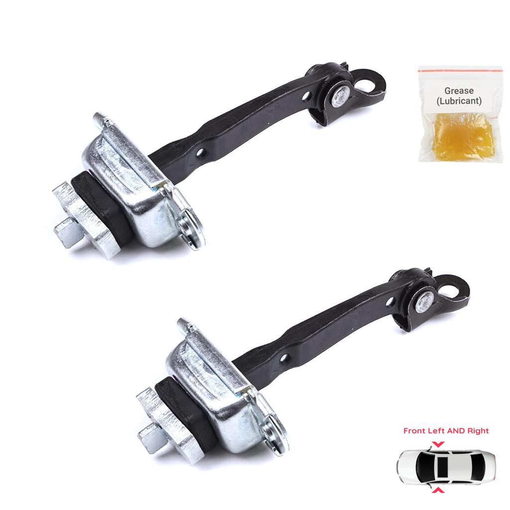 BDP1365-1 2 Pieces Front Door Stop Check Assy Limiter Strap for Toyota Yaris Echo Verso FunCargo Vitz Platz MK1 P1 P2 2003-2005 Facelift