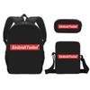 Klassisch Neuheit skibidi Toilette 3D Druck 3 Stück/Set Schüler Schultaschen Laptop Tagesrucksack Rucksack Schräge Umhängetasche Federmäppchen