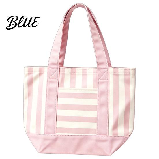 Sac fourre-tout élégant en toile rayée Réutilisable pour les courses Grande capacité Poche avant Sac à bandoulière pour le shopping Pique-nique Trajets Quotidien