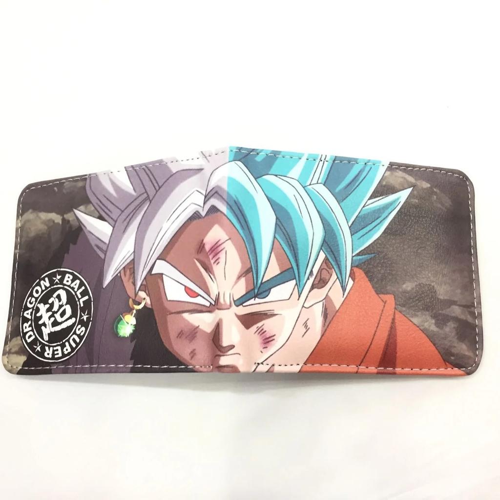 Dragon Ball Son Goku Multifunctional Card Purse Cartoon PU Wallet Personality Creativity Simple Foldable Coin Boy Birthday Gift
